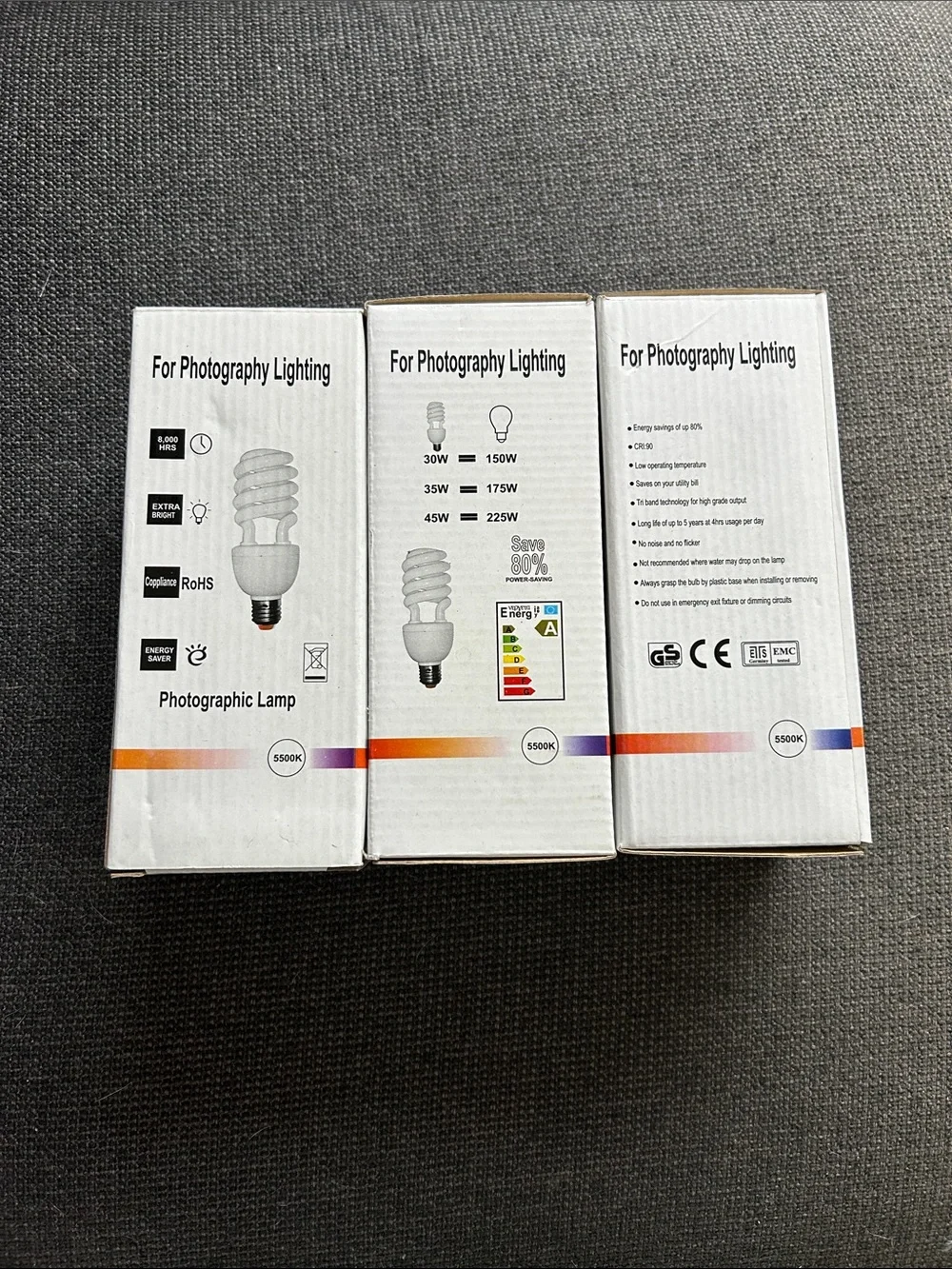 Photography Lighting Photographic Lamp - 5500K White